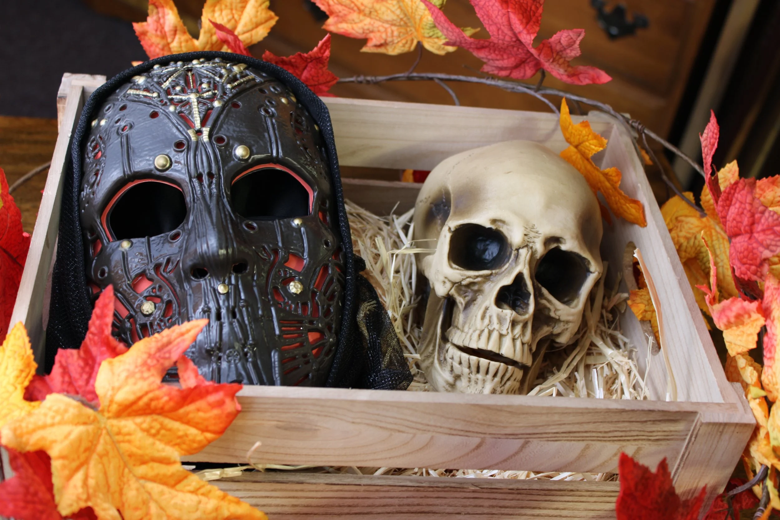 Mask and Skull
